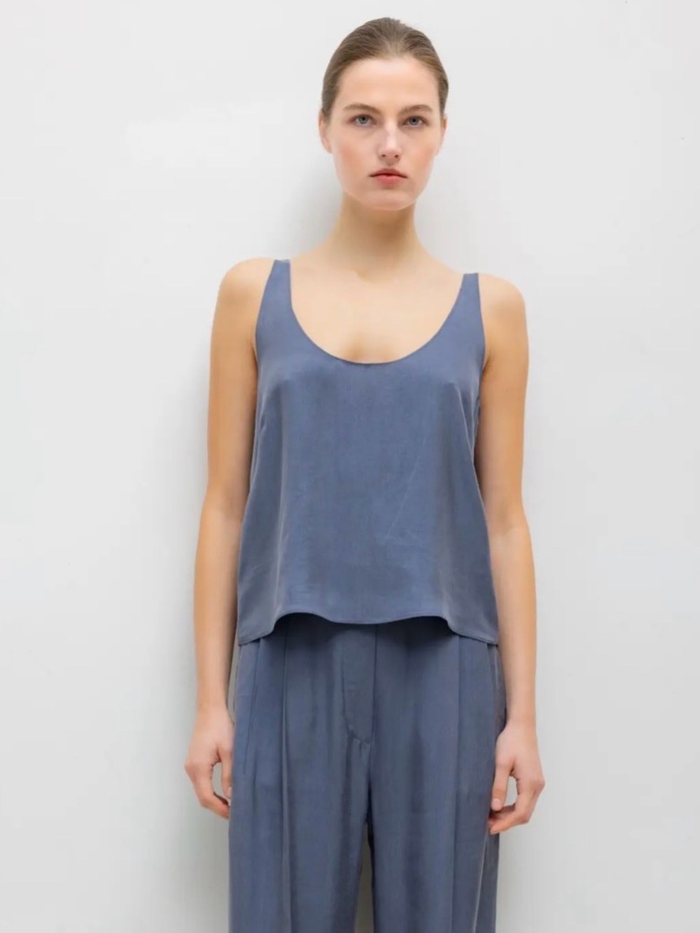 LESET Kim scoop neck tank